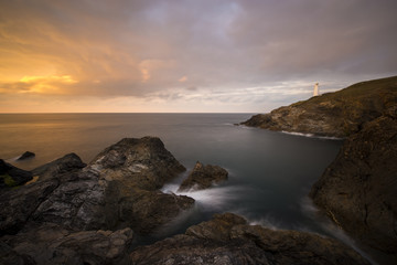 Trevose Head Lighthouse in Cornwall.