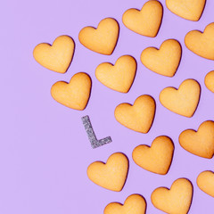 Love Cookies Minimal art design Candy colors