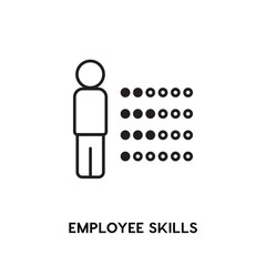 Employee Skills Vector Icon