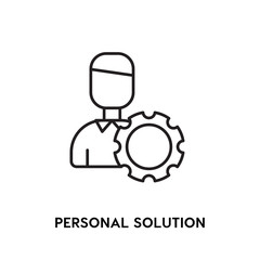 Personal Solution Vector Icon