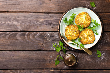 Vegetable zucchini pancakes