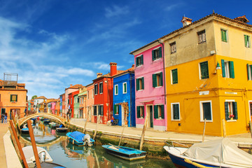 Obraz na płótnie Canvas Typical Murano house near Venice