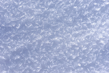 pure and clean snow crystals