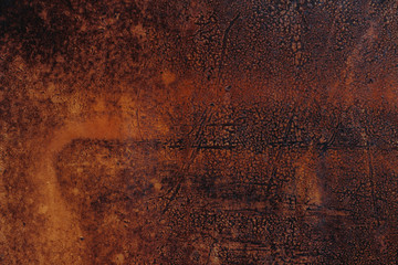 Dark worn rusty metal texture background.