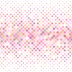 Color abstract square pattern background - vector graphic design from diagonal squares in pink tones