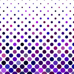 Colored dot pattern background - vector illustration from purple circles