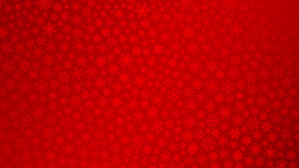 Christmas background of small snowflakes