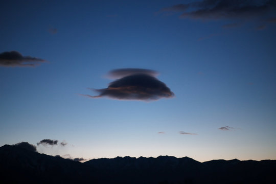 Dark Blue Puffy Clouds