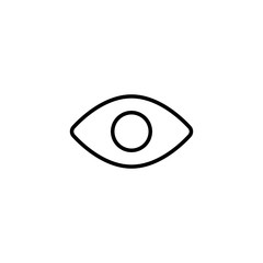 eye icon on white background