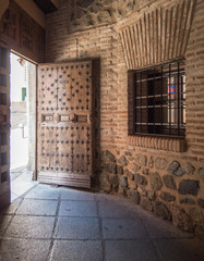 old wooden Door in Toledo - Spain