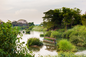 Obraz premium Mekhong river from Don Det