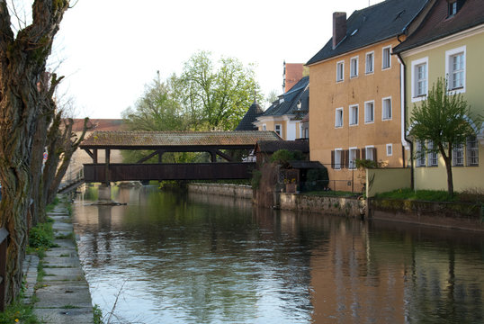 Holz-Brücke in Amberg