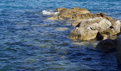 Felsen im Meer - Begrenzung 