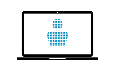 Pixel Icon Laptop - Avatar