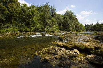 Naklejka na ściany i meble Korana river in Rastoke near Slunj, Croatia