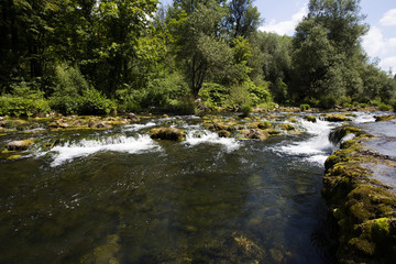 Korana river in Rastoke near Slunj, Croatia
