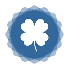 App Icon blau Kleeblatt