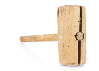 Vintage wooden hammer