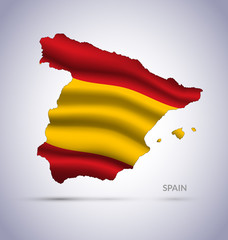 Spain flag vector 