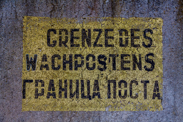 Fototapeta premium Grenze