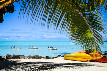 Preparing for a great day of water adventures, sun, and sand! Bora Bora