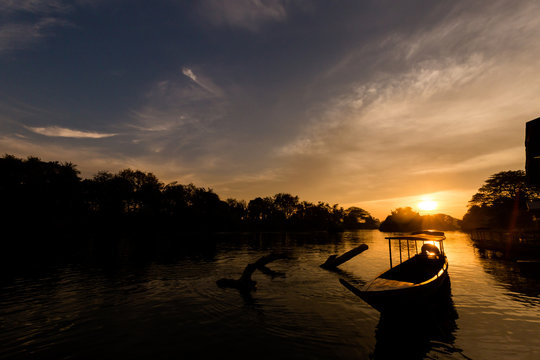 Golden Sunrise On Don Det