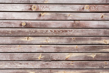 Natural brown wooden wall made with desks background.