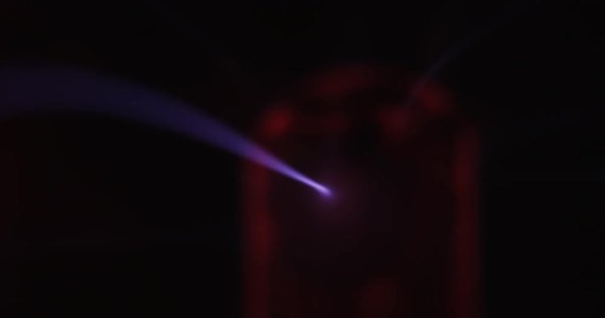 Close up, lightning plasma ball