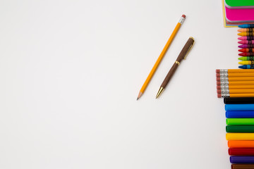  custom pen yellow number two pencil