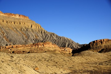 Sculpted Desert Mountain 