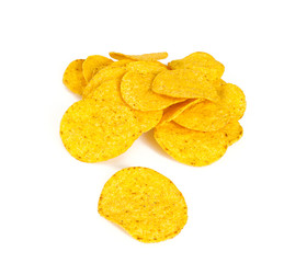 corn chips isolated