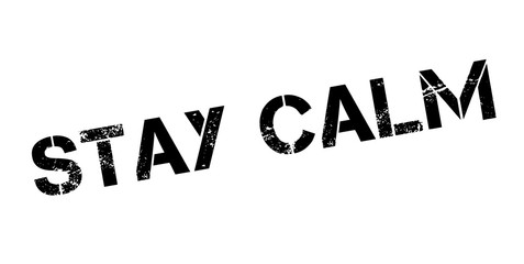 Stay Calm rubber stamp. Grunge design with dust scratches. Effects can be easily removed for a clean, crisp look. Color is easily changed.