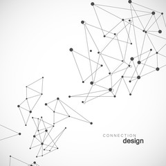 Vector network connection and atom design