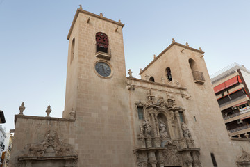 Facade of the church of Santa Maria.