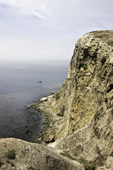 tall cliffs, santa cruz island