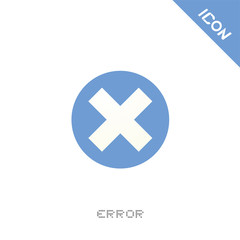 Fototapeta na wymiar Error icon