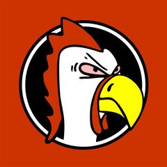chicken face icon