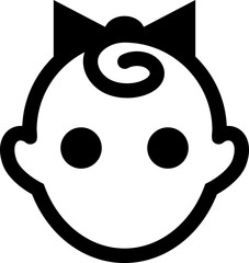 Baby Girl Icon