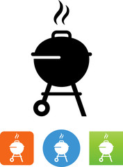 Barbecue Grill Icon - Illustration