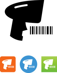 Barcode Scanner Icon - Illustration