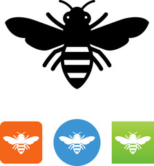 Bee Icon - Illustration