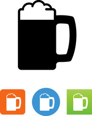 Beer Mug Icon - Illustration