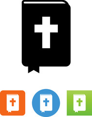 Obraz premium Bible Icon - Illustration