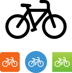 Fototapeta premium Bicycle Icon - Illustration