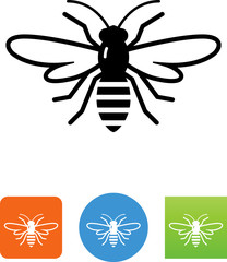 Bumblebee Icon - Illustration