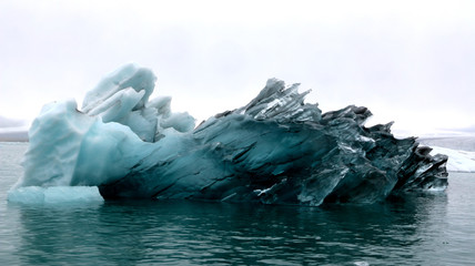 great iceberg in Jokulsarlon Glacial Lagoon, Iceland
