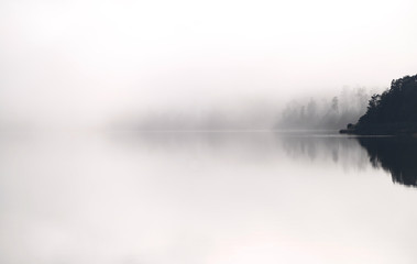 minimalistic lake