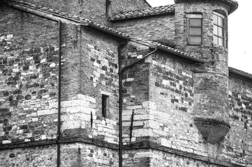 architectural forms and movements, stone, Perugia, Umbria, Italy