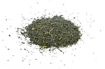 Heap of Chinese green tea