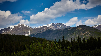 The Rocky Mountains in Summer-Spring